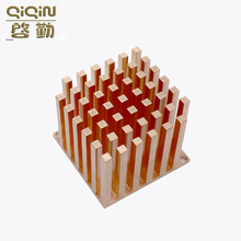 Customized LED CNC machining copper pin heat sinks